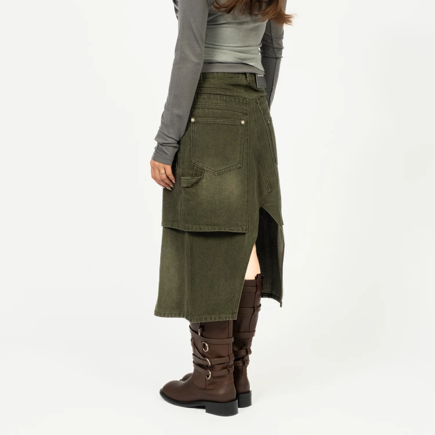 [ANDERSSON BELL] RAPTOR LAYERED PLEATS SKIRT - Image 3
