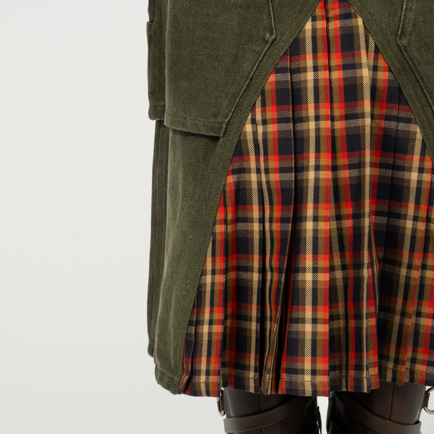 [ANDERSSON BELL] RAPTOR LAYERED PLEATS SKIRT - Image 5