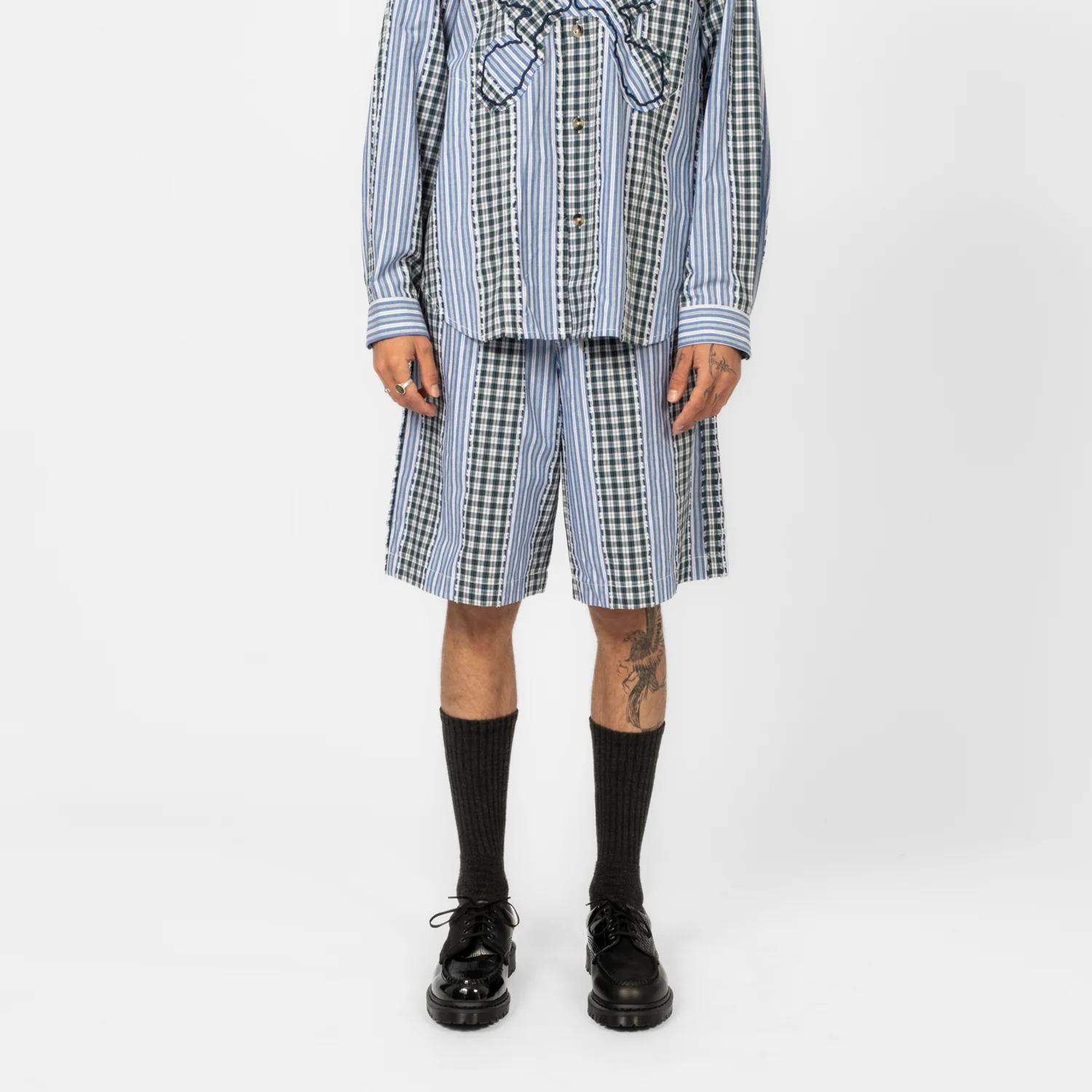 [PAM] PATCH WORK A RUSSELL SHORTS