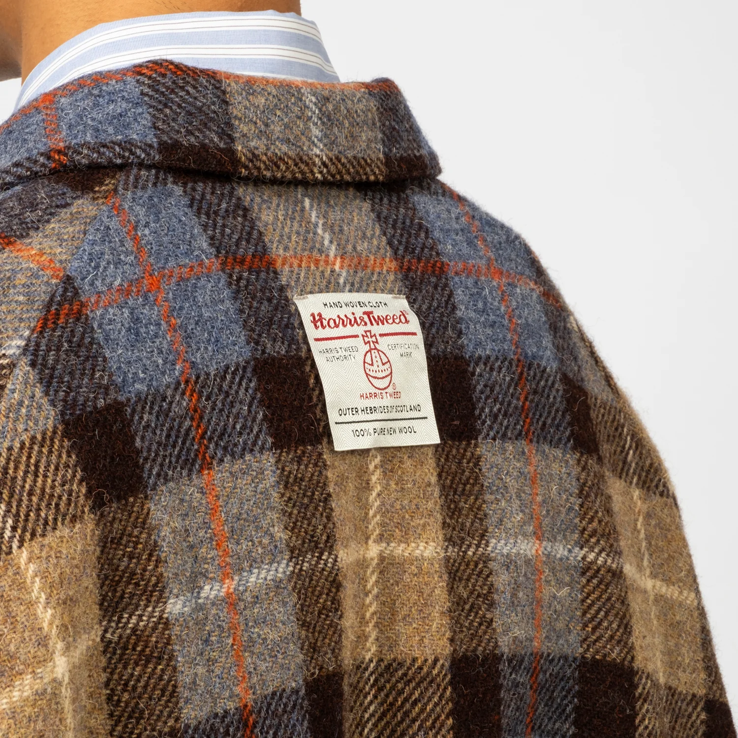 [SILLAGE] ZIP UP BLOUSON PLAID _ HARRIS TWEED - Image 5